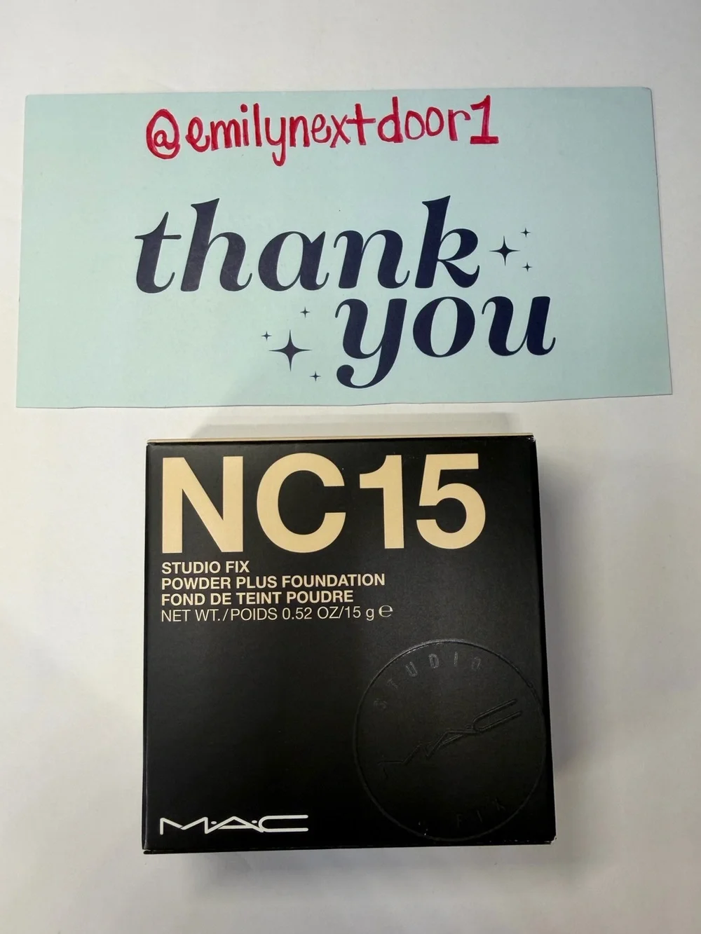 MAC Cosmetics Studio Fix Powder Plus Foundation -NC15- [ORIGINAL FORMULA] NEW